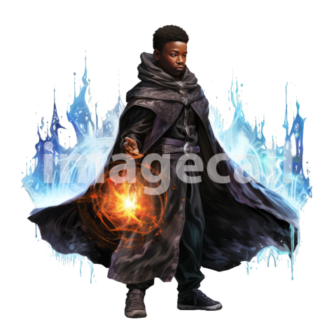 Clipart Wizard Apprentice 18   300dpi