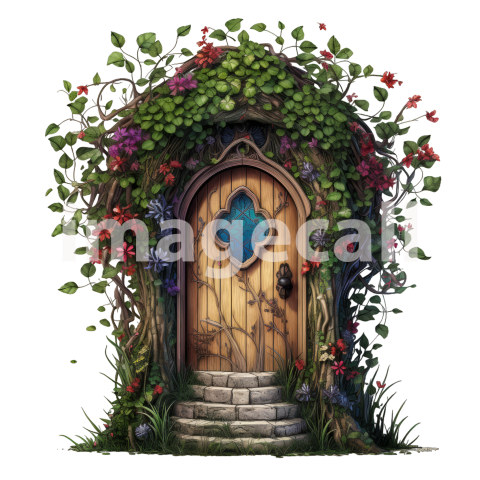 Clipart Fairy Doors 10   300dpi