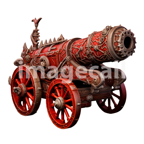 Clipart Fantasy Field Cannons 4   300dpi