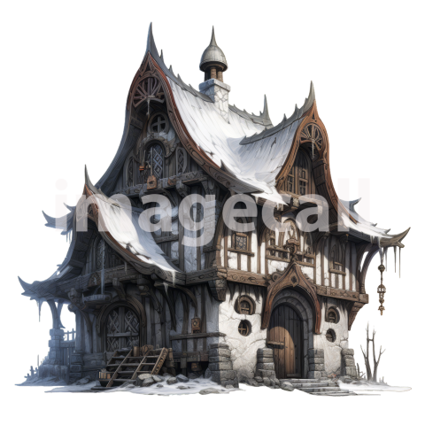 Clipart Viking Temple 1   300dpi