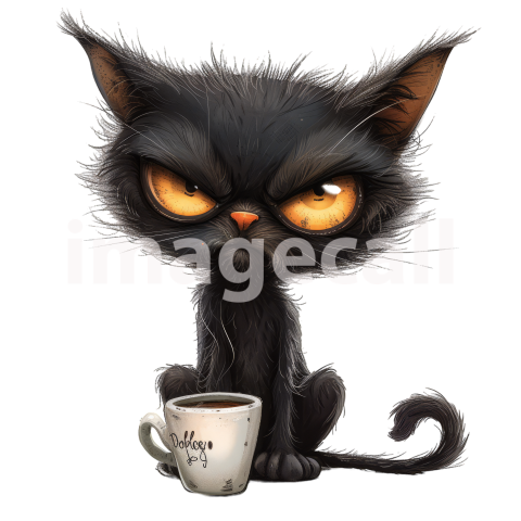 Clipart Grumpy Cats 19   300dpi