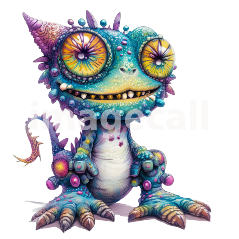 Clipart Little Monsters 11   300dpi