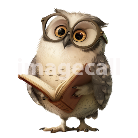Clipart Night Owls 9   300dpi