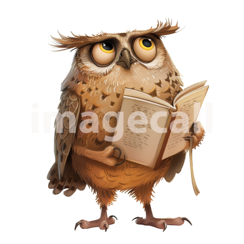 Clipart Night Owls 15   300dpi