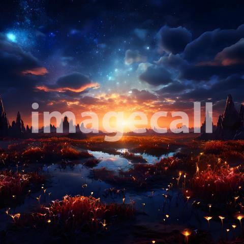 Abstract and surreal colorful and vivid (2)