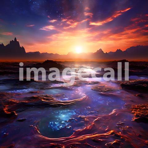 Abstract and surreal colorful and vivid (707)