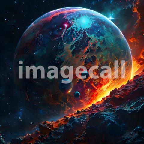 Abstract and surreal colorful and vivid (685)