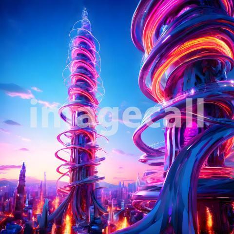 Abstract and surreal colorful and vivid (152)