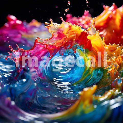 Abstract and surreal colorful and vivid (245)