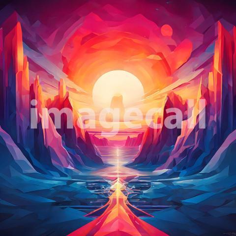 Abstract and surreal colorful and vivid (336)