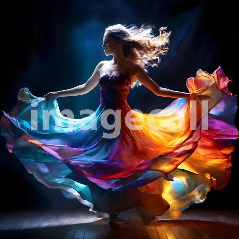 Abstract and surreal colorful and vivid (360)