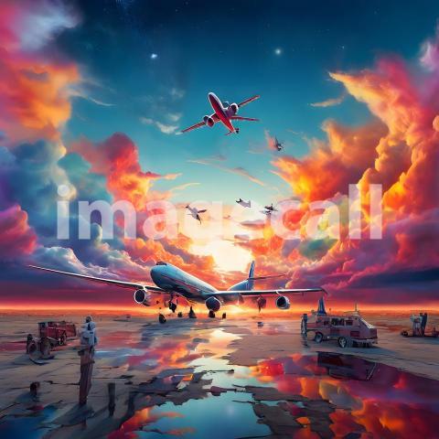 Abstract and surreal colorful and vivid (376)