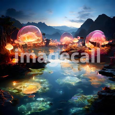 Abstract and surreal colorful and vivid (375)