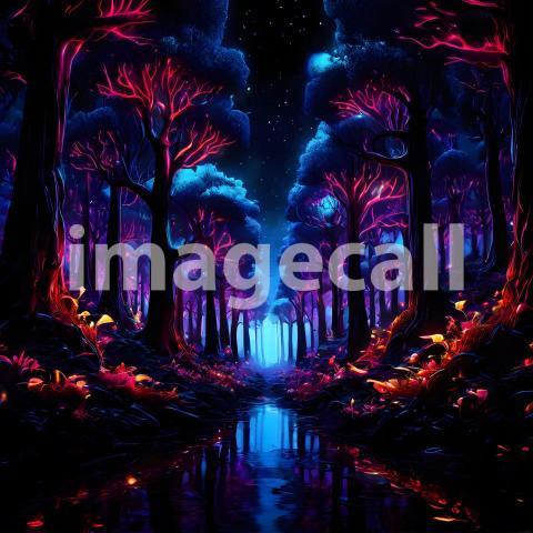 Abstract and surreal colorful and vivid (401)