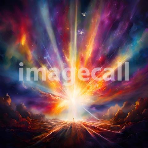 Abstract and surreal colorful and vivid (411)