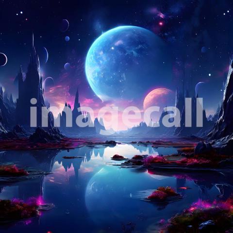 Abstract and surreal colorful and vivid (430)