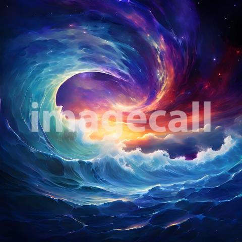 Abstract and surreal colorful and vivid (440)