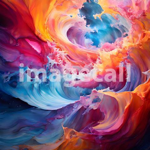 Abstract and surreal colorful and vivid (528)