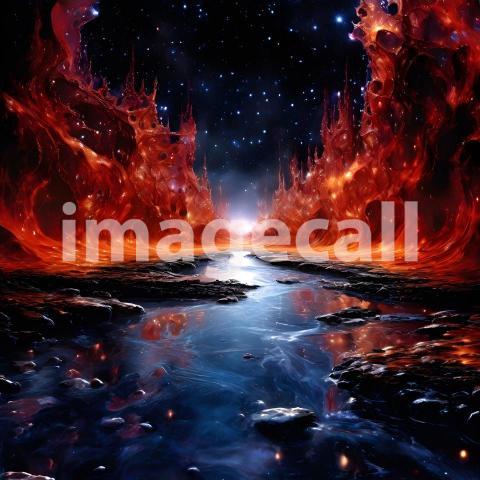 Abstract and surreal colorful and vivid (535)