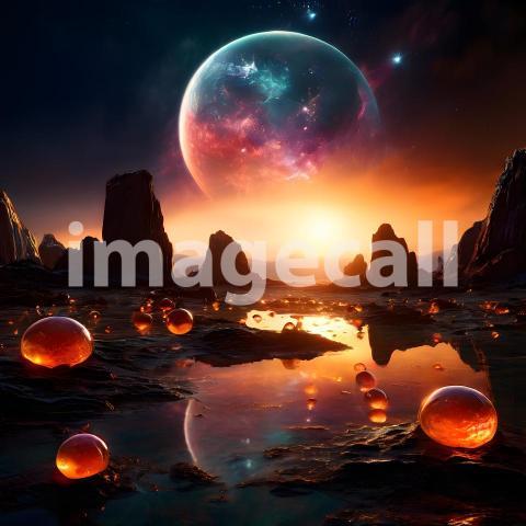 Abstract and surreal colorful and vivid (550)