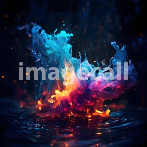 Abstract and surreal colorful and vivid (569)