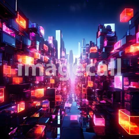 Abstract and surreal colorful and vivid (564)