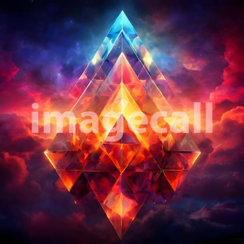 Abstract and surreal colorful and vivid (575)