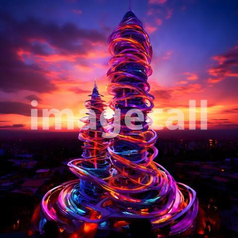 Abstract and surreal colorful and vivid (609)