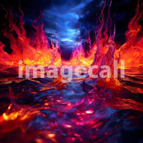 Abstract and surreal colorful and vivid (627)