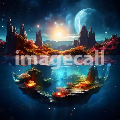 Abstract and surreal colorful and vivid (652)