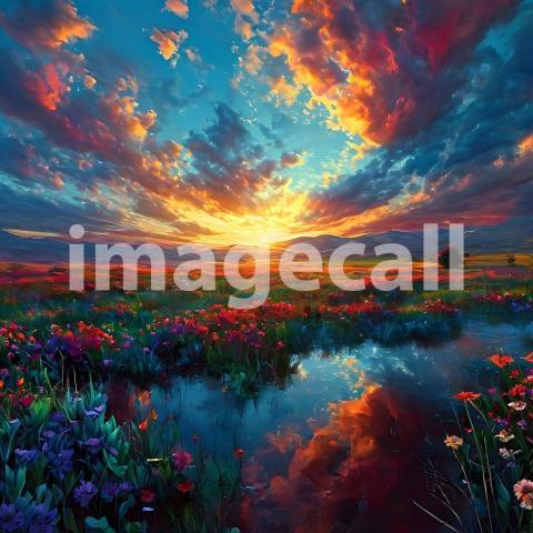 Abstract and surreal colorful and vivid (728)