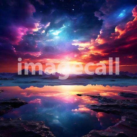 Abstract and surreal colorful and vivid (733)