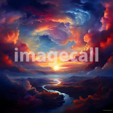 Abstract and surreal colorful and vivid (736)