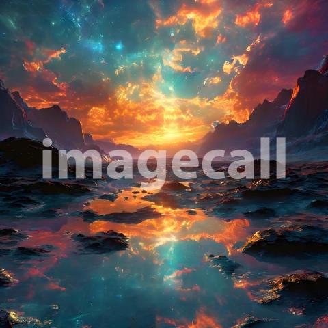 Abstract and surreal colorful and vivid (743)