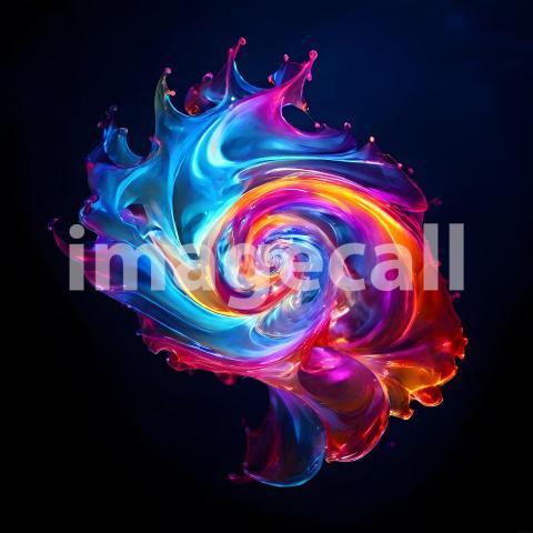 Abstract and surreal colorful and vivid (753)