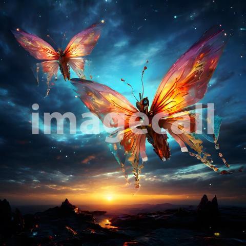 Abstract and surreal colorful and vivid (770)