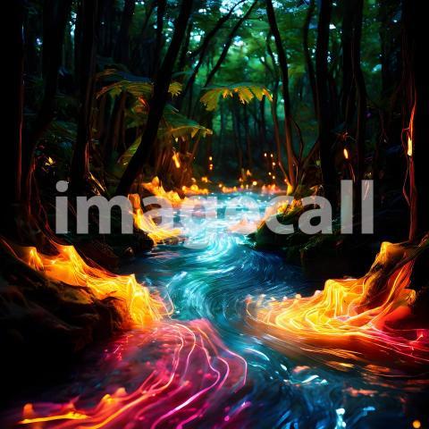 Abstract and surreal colorful and vivid (773)