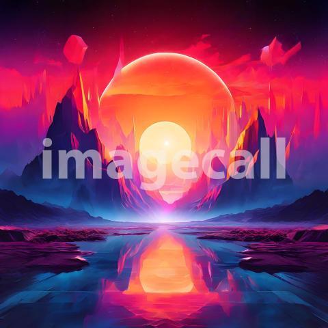 Abstract and surreal colorful and vivid (793)