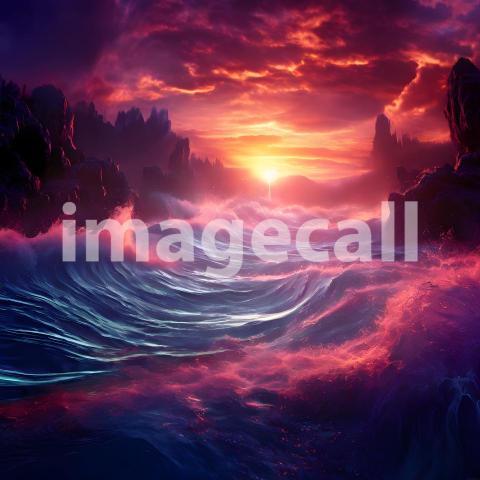 Abstract and surreal colorful and vivid (855)