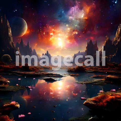 Abstract and surreal colorful and vivid (886)