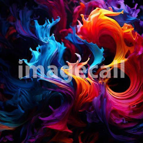 Abstract and surreal colorful and vivid (933)