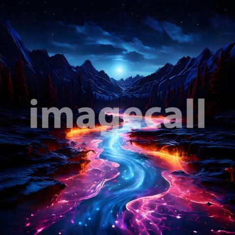 Abstract and surreal colorful and vivid (941)