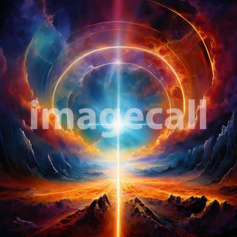 Abstract and surreal colorful and vivid (966)