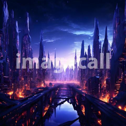 Abstract and surreal colorful and vivid (987)