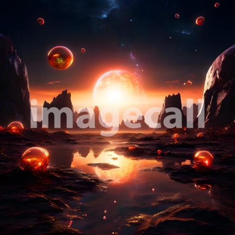 Abstract and surreal colorful and vivid (1006)