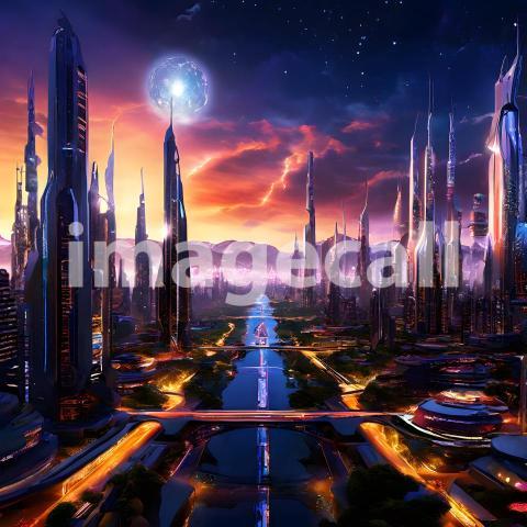 Abstract and surreal colorful and vivid (1007)