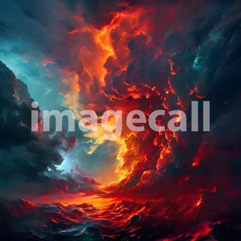 Abstract and surreal colorful and vivid (1026)