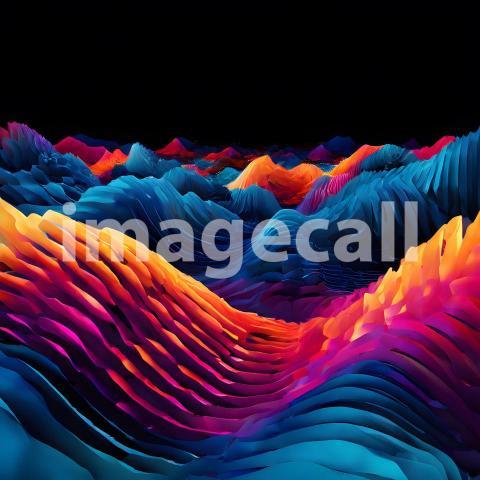 Abstract and surreal colorful and vivid (1032)