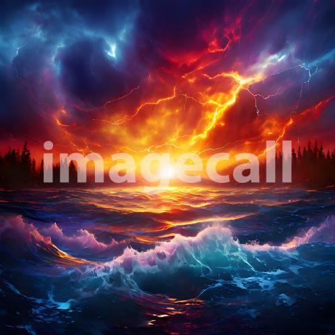 Abstract and surreal colorful and vivid (1039)