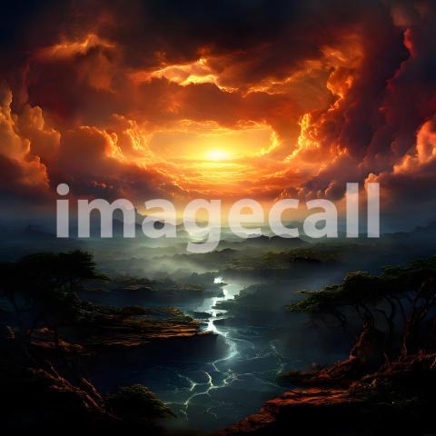 Abstract and surreal colorful and vivid (1049)